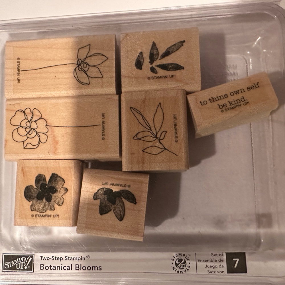 Stampin' Up! Botanical Bloom stamp set.